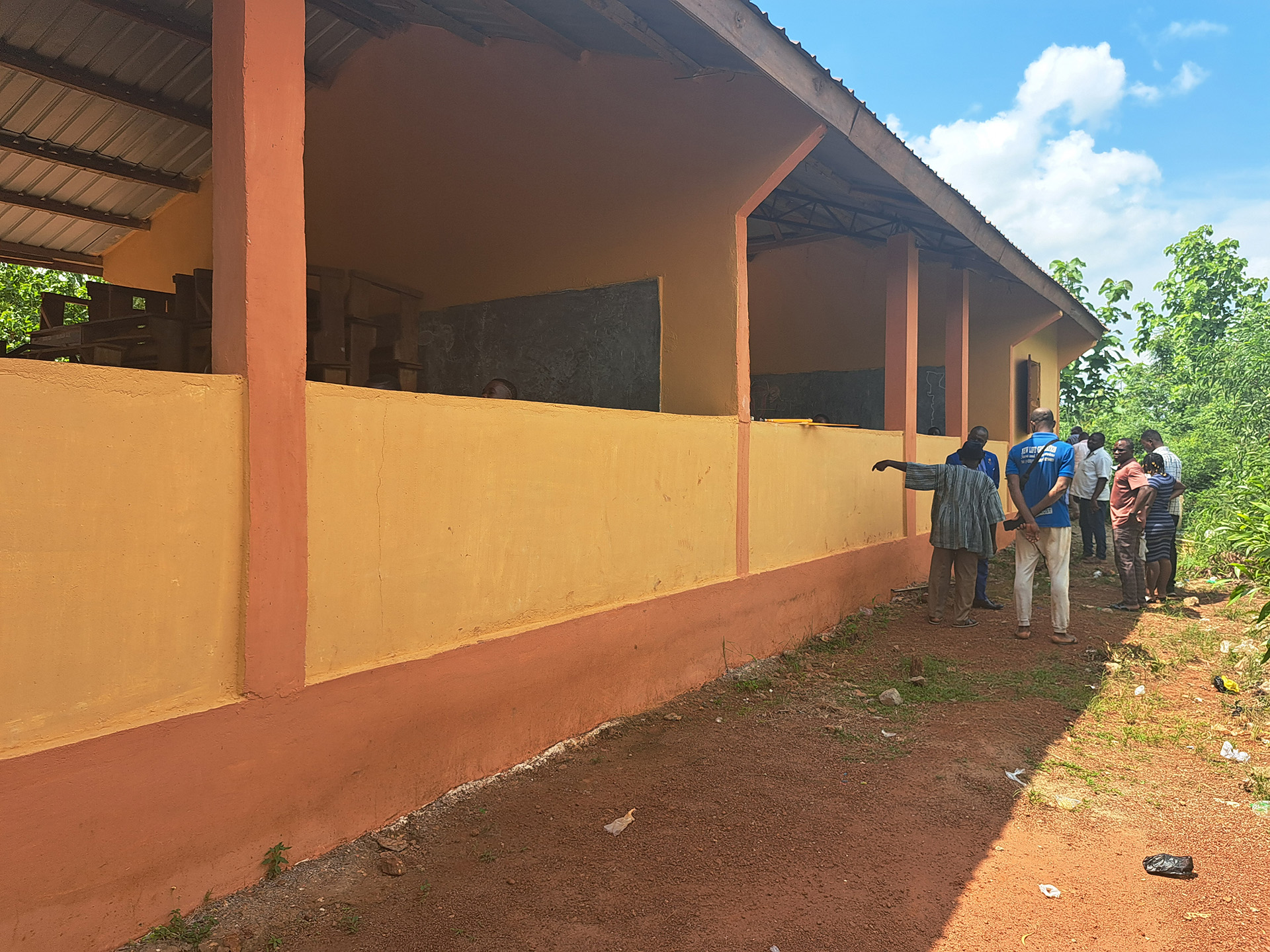 Photo de la réception provisoire de l'appâtam amélioré à Agoudja-Dodji