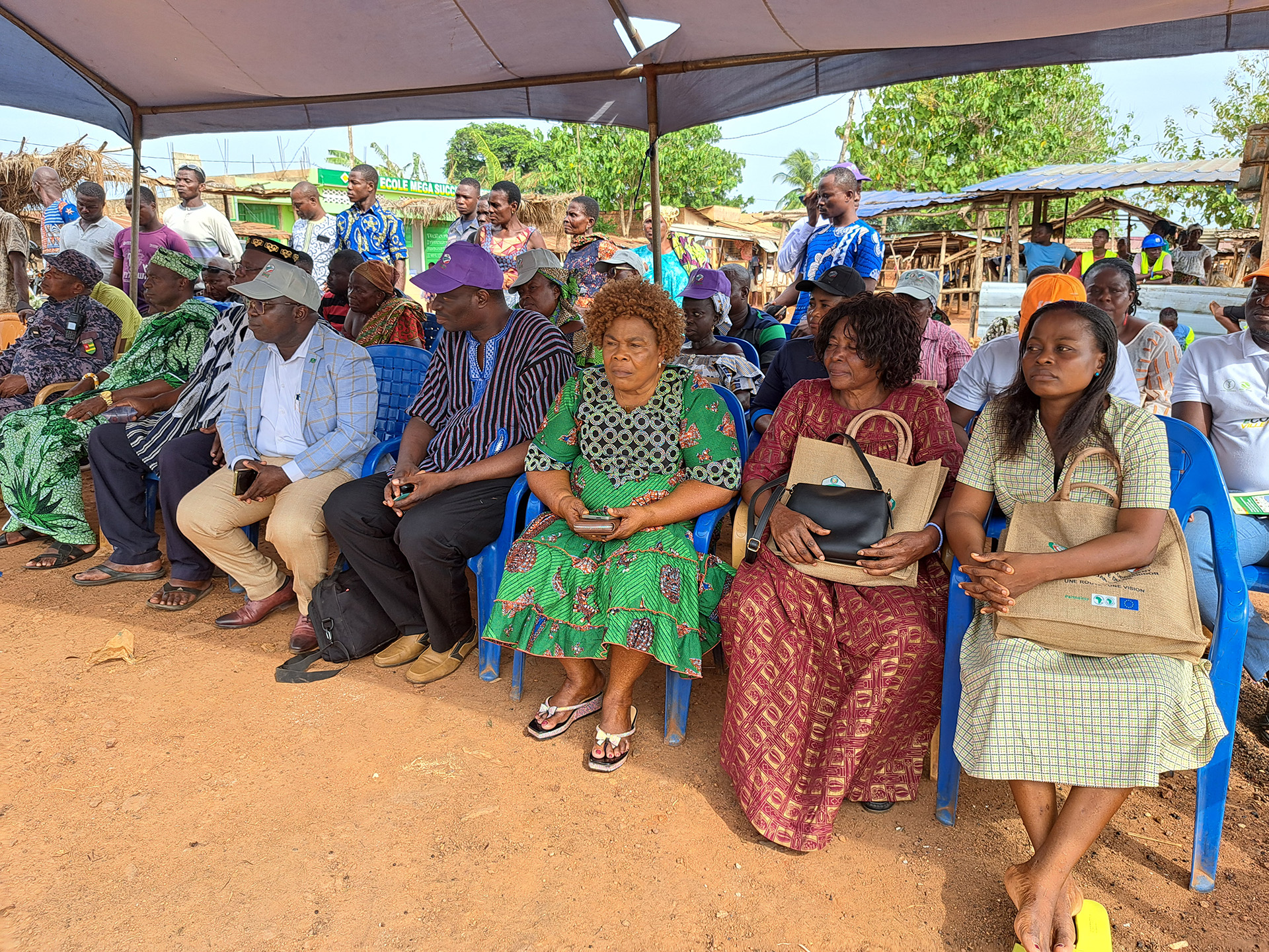 Vue partielle de la séance de sensibilisation