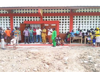 Réception provisoire d’un bâtiment scolaire de trois classes à l’EPP Wonougba, canton de Badja.