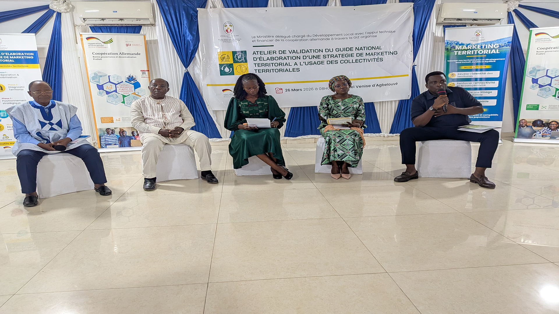 Image du panel atelier de validation du guide national d'élaboration du MKT